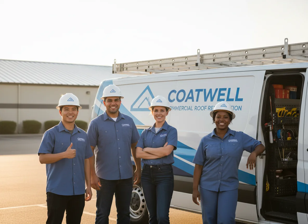 Commercial roof coating company in Hermitage, MO